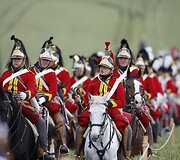 Vaterlo mū&scaron;io inscenizacija Belgijoje