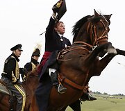 Vaterlo mū&scaron;io inscenizacija Belgijoje