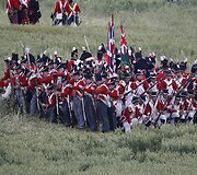 Vaterlo mū&scaron;io inscenizacija Belgijoje