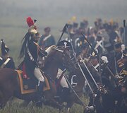 Vaterlo mū&scaron;io inscenizacija Belgijoje
