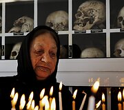 Evgenia Papathanasiou, 85 metų, i&scaron;gyvenusi 1944 m. nacių surengtas Disotomo žudynes Graikijoje