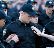Ukrainos vidaus reikalų ministerija pristatė naujus policijos patrulius
