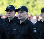 Ukrainos vidaus reikalų ministerija pristatė naujus policijos patrulius