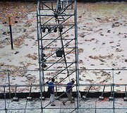 Sprogimas ir gaisras Taivano vandens parke