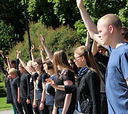 Didžiausia Baltijos &scaron;alių demonstracija prie&scaron; kailinių žvėrelių fermas
