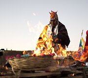 Bolivijoje Aimarų tauta sutinka naujuosius metus &ndash; per ilgiausią naktį Pietų pusrutulyje