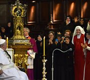 Popiežiaus Pranci&scaron;kaus didžiausios gerbėjos &ndash; vienuolės