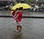 Filipinuose taifūno sukelti potvyniai