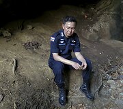 Tailando policija stovyklavietėje, kur buvo laikomi pagrobti žmonės 