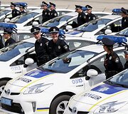 Kijeve prisiekė naujieji policijos patruliai