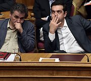 Premjeras ir finansų ministras Graikijos parlamente