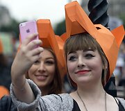 Protestas, reikalaujantis palikti galioti lapių medžioklės draudimą Londone