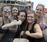 Pietų Korėjoje rengiamas kasmetinis purvo festivalis