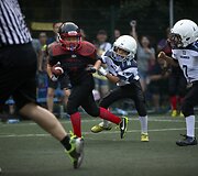 Kinijoje žaidžiamas amerikieti&scaron;kas futbolas