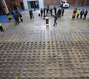 Kolumbijoje sulaikyta per 800 kg kokaino