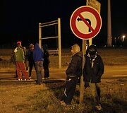 Migrantai Prancūzijoje mėgina pasiekti Didžiąją Britaniją per Eurotunelį