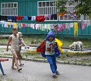 Pabėgėliai i&scaron; Rytų Ukrainos glaudžiasi sanatorijoje Korosty&scaron;ive