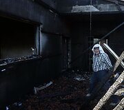 Izraeliečių naujakurių sukeltas gaisras Palestinoje