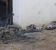 Izraeliečių naujakurių sukeltas gaisras Palestinoje