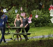 Jaunieji Norvegijos politiniai aktyvistai Utojos saloje