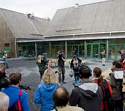 Jaunieji Norvegijos politiniai aktyvistai Utojos saloje