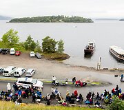 Jaunieji Norvegijos politiniai aktyvistai Utojos saloje