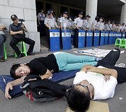 Protestas Taivane
