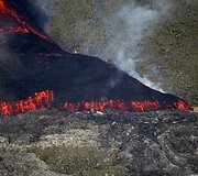 Reunjono saloje i&scaron;siveržęs ugnikalnis