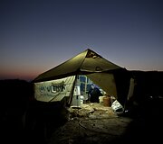 Pabėgėlių palapinė Jordanijoje