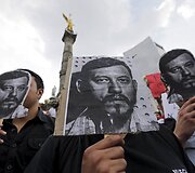 Protestai dėl nužudyto fotoreporterio Meksikoje