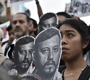 Protestai dėl nužudyto fotoreporterio Meksikoje