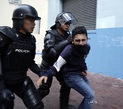 Protestai ir visuotinis streikas Ekvadore