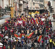 Protestai ir visuotinis streikas Ekvadore