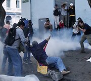 Protestai ir visuotinis streikas Ekvadore