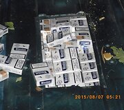 Kontrabandinės cigaretės slėptuvėse