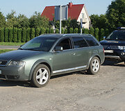 Sulaikytas automobilis