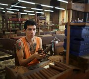 Kulinariją studijavęs Gioerqui Hernandezas dirba cigarų gamykloje