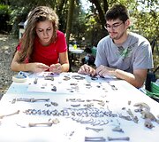 Pompėjoje atliekami archeologiniai kasinėjimai ir jų radiniai