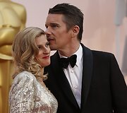 Buvęs Umos Thurman vyras Ethanas Hawke'as &scaron;iuo metu yra vedęs buvusią savo vaikų auklę