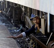 Migrantas slepiasi po traukiniu, vykstančiu į Serbiją
