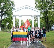 Paskutinė projekto &bdquo;Kamuolio skrydis, suvienijęs Lietuvą&ldquo; kelionės diena
