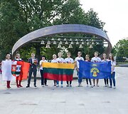 Paskutinė projekto &bdquo;Kamuolio skrydis, suvienijęs Lietuvą&ldquo; kelionės diena