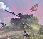 Pietų Korėjoje minint 65-ąsias metines atkuriamas abiejų Korėjų mū&scaron;is