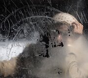 Migrantas autobusu atvyksta į Berlyną
