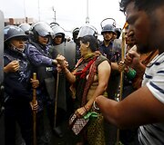 Protestai Nepale