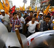 Protestai Nepale