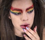 Modeliai Niujorko mados savaitės užkulisiuose