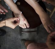 Modeliai Niujorko mados savaitės užkulisiuose