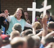 Kim Davis paleista i&scaron; are&scaron;tinės