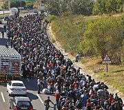 Migrantai kelionę iki Graikijos pradedantys Turkijoje 